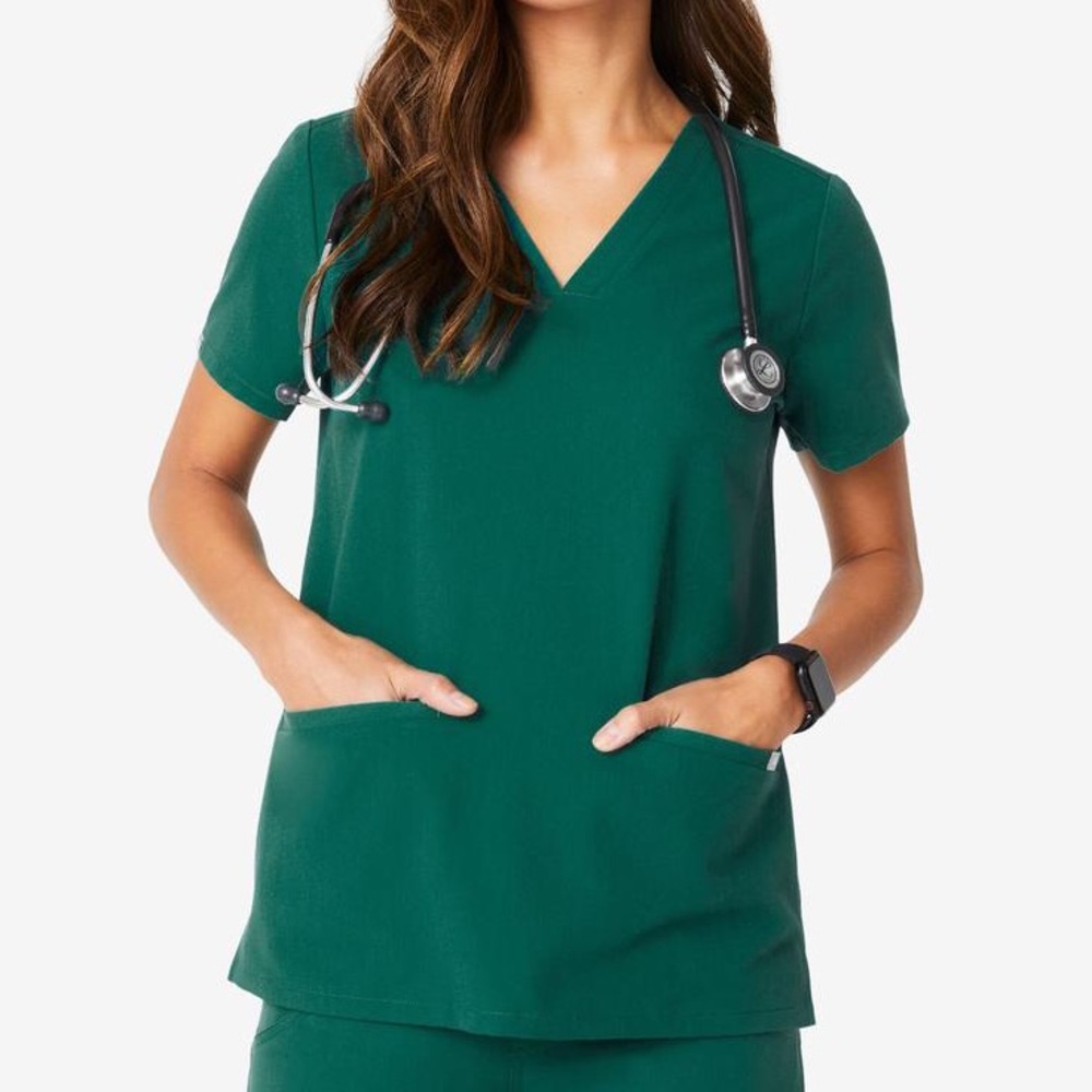 Women’s Fig Scrub Top